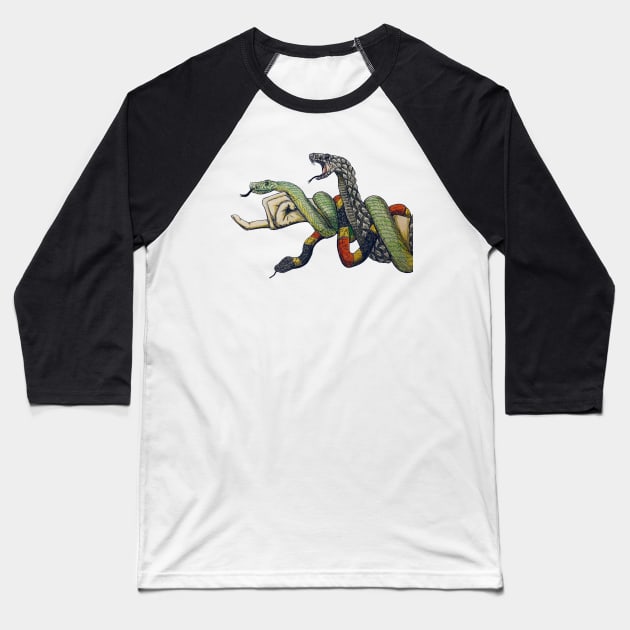 Medusa’s Lure Baseball T-Shirt by Bex & Nat